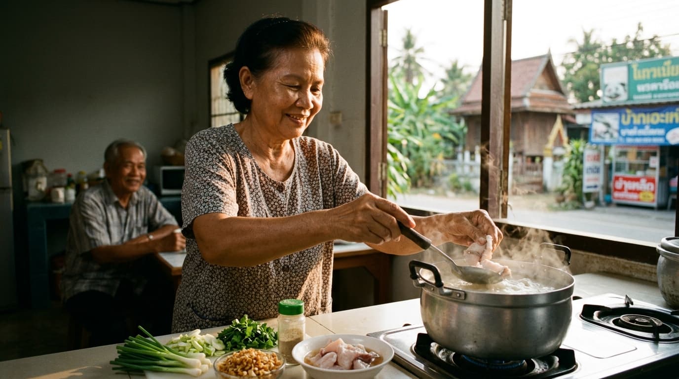 ข้าวต้มปลา — สูตรโบราณ อุ่นท้อง ทำได้ใน 15 นาที